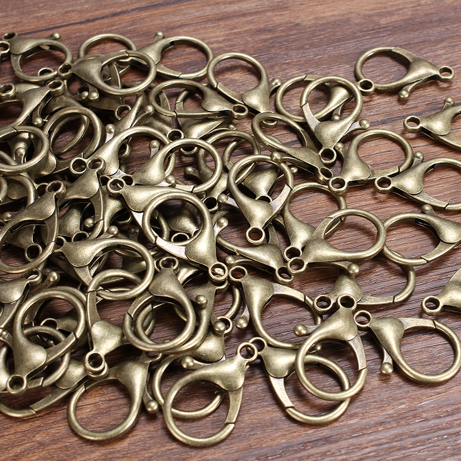 Fishing Hook Size - 30pcs/lot Large Heart Antique Bronze Lobster