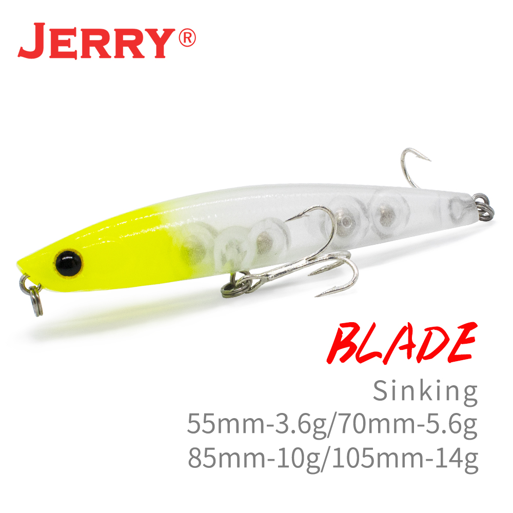 Fishing Hook Treble - Jerry Blade Sinking Pencil Baits Light