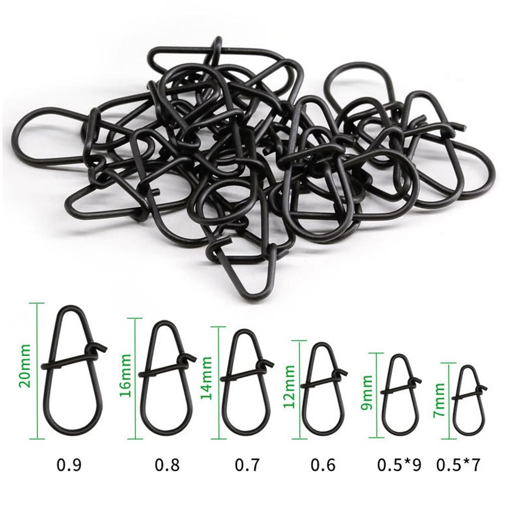 100Pcs/lot Matte black Snap Fi - Fishing Hook Box บทวิจารณ์และราคา