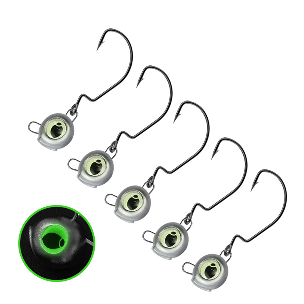 10pcs Weedless Jig Heads with  - Fishing Hook Weedless บทวิจารณ์และราคา