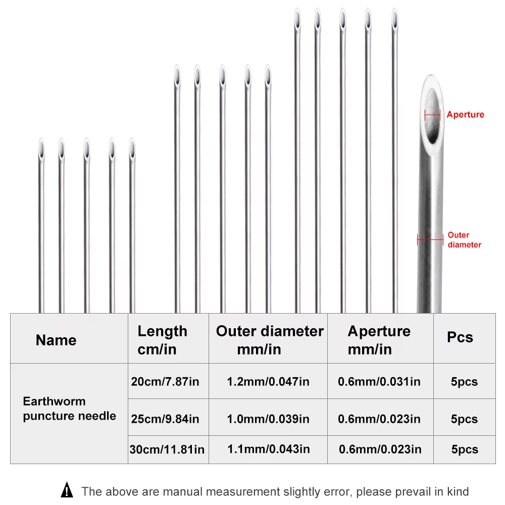 Earthworm Hooking Needle Stain - Fishing Hook Stainless Steel บทวิจารณ์และราคา