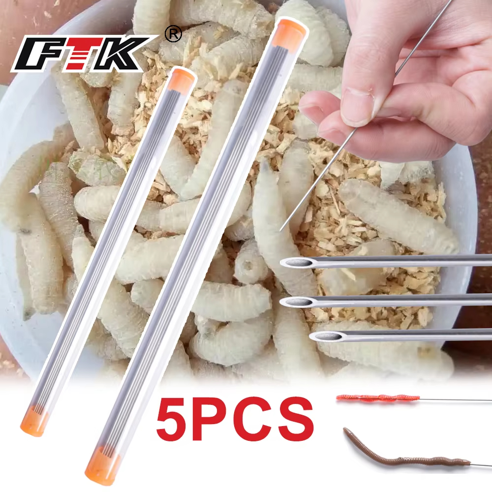 Earthworm Hooking Needle Stain - Fishing Hook Stainless Steel บทวิจารณ์และราคา