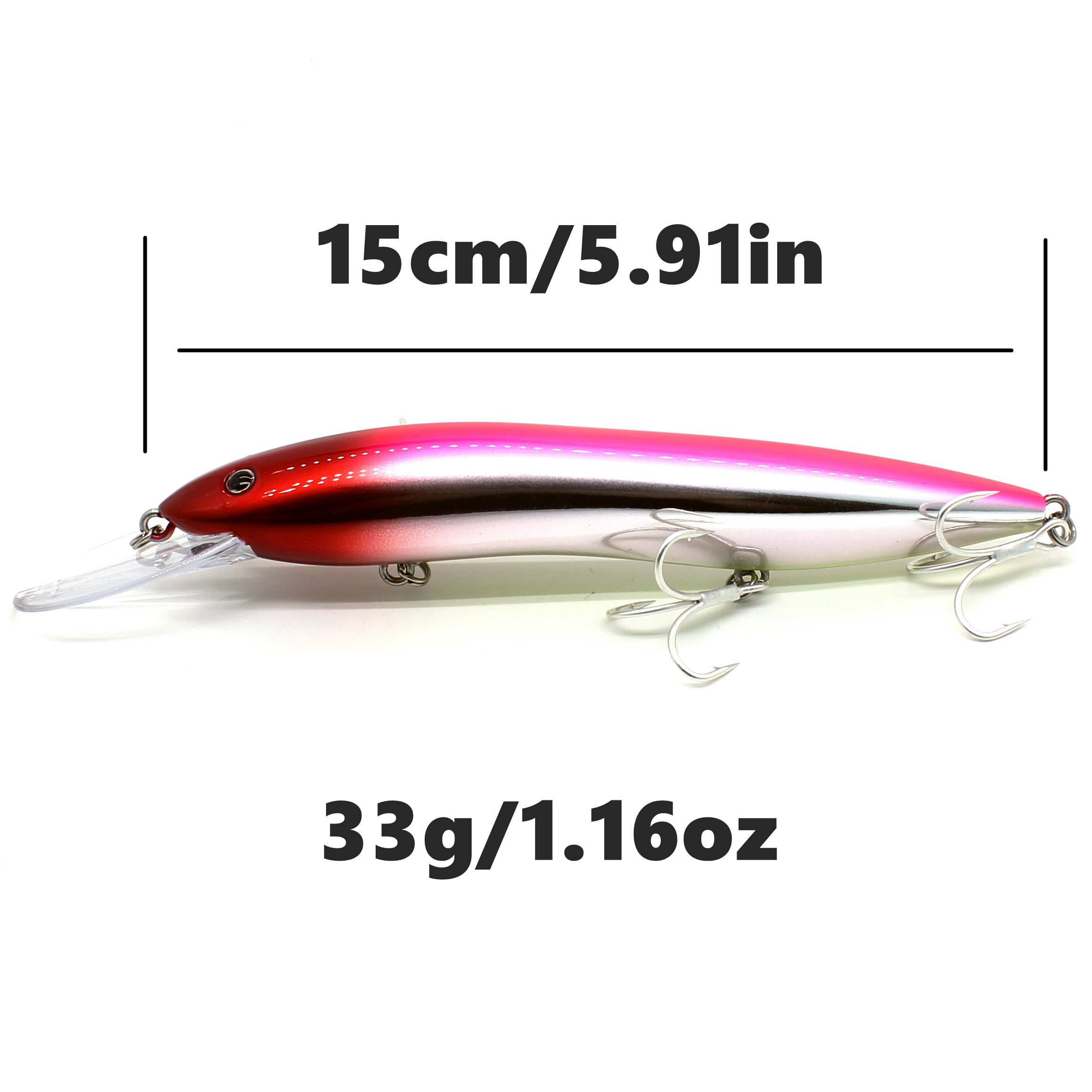 AOCLU-Hard Bait for Deep Sea B - Fishing Hook Treble บทวิจารณ์และราคา