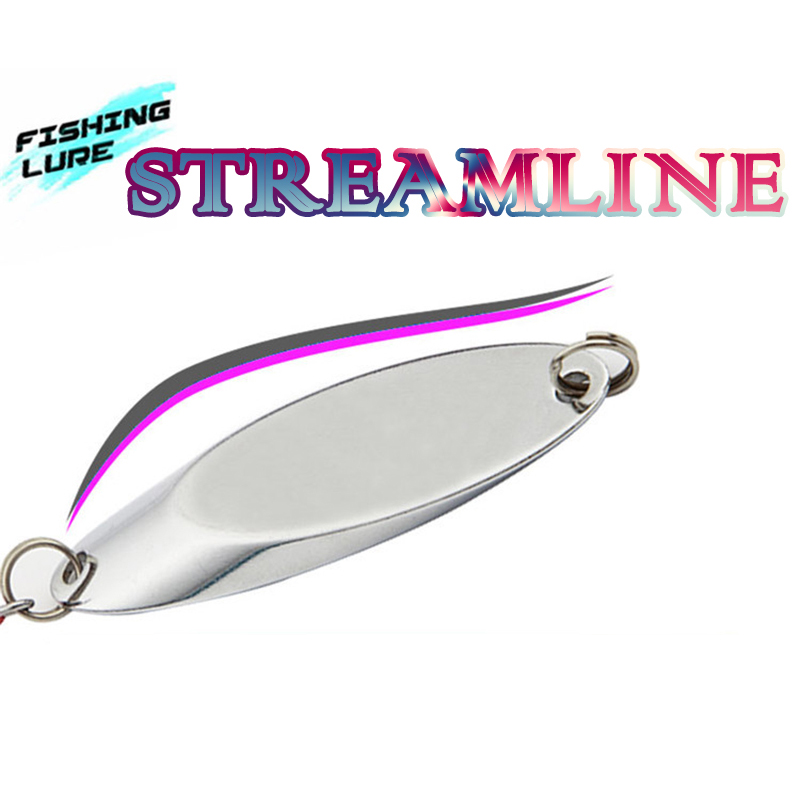 1pc 2.5g-35g Metal Spoon Lure  - Fishing Hook Treble บทวิจารณ์และราคา