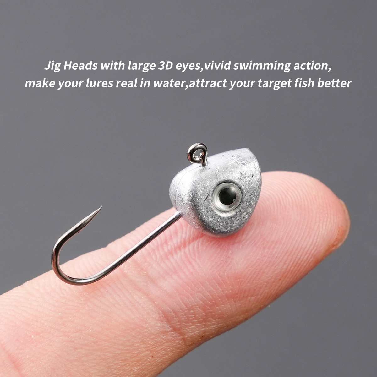 10pcs Mini Jig Head Hook 3D Ey - Fishing Hook Offset บทวิจารณ์และราคา