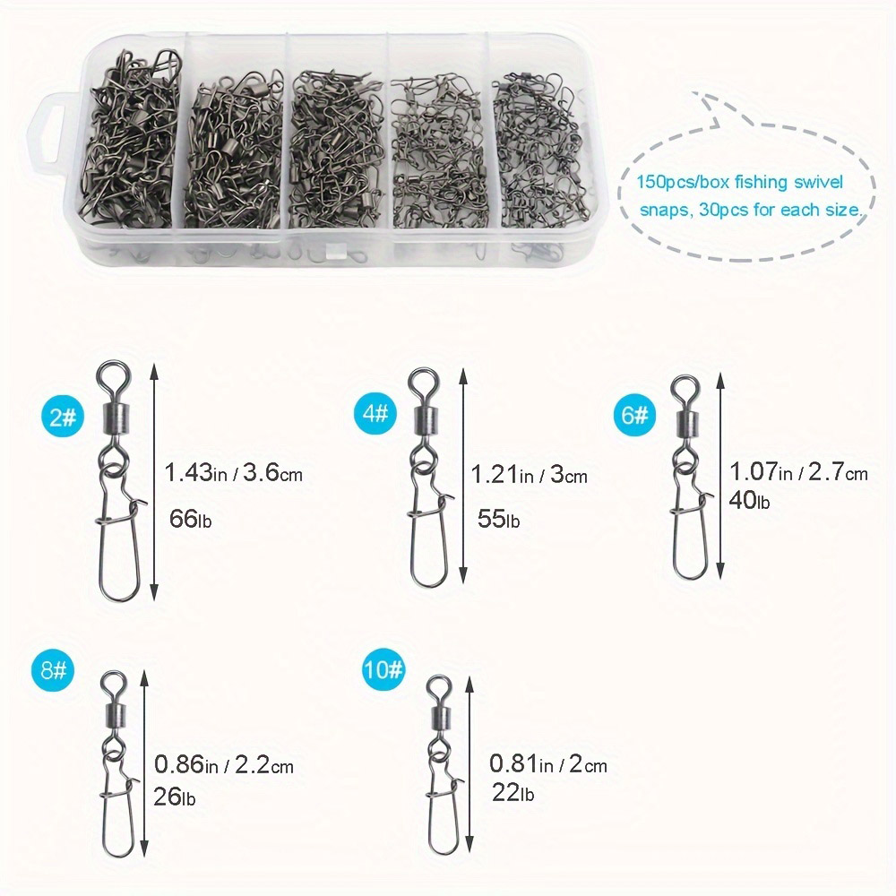 95/210 PCS Set Fishing Connect - Fishing Hook Stainless Steel บทวิจารณ์และราคา