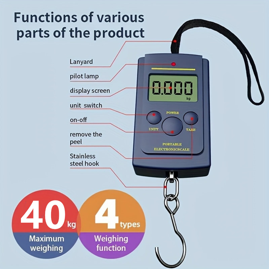 40kg Multifunctional Mini Elec - Fishing Hook บทวิจารณ์และราคา