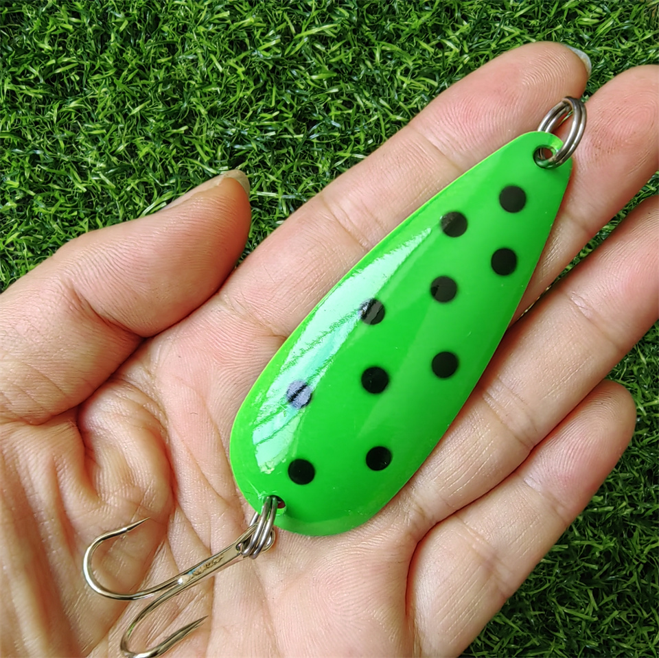 1PCS Spinner Spoon Lure 27G 19 - Fishing Hook Treble บทวิจารณ์และราคา