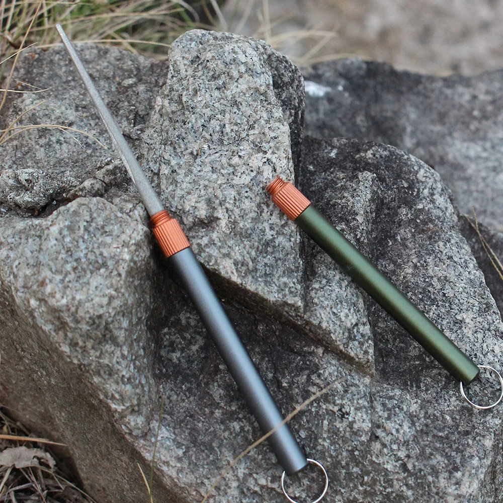 Outdoor Matte Mini EDC Knife S - Fishing Hook Sharpener บทวิจารณ์และราคา
