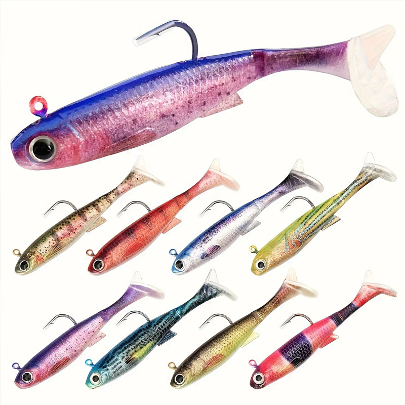 Pre-Rigged Sea Bass Lure | 3-P - Fishing Hook Weedless บทวิจารณ์และราคา