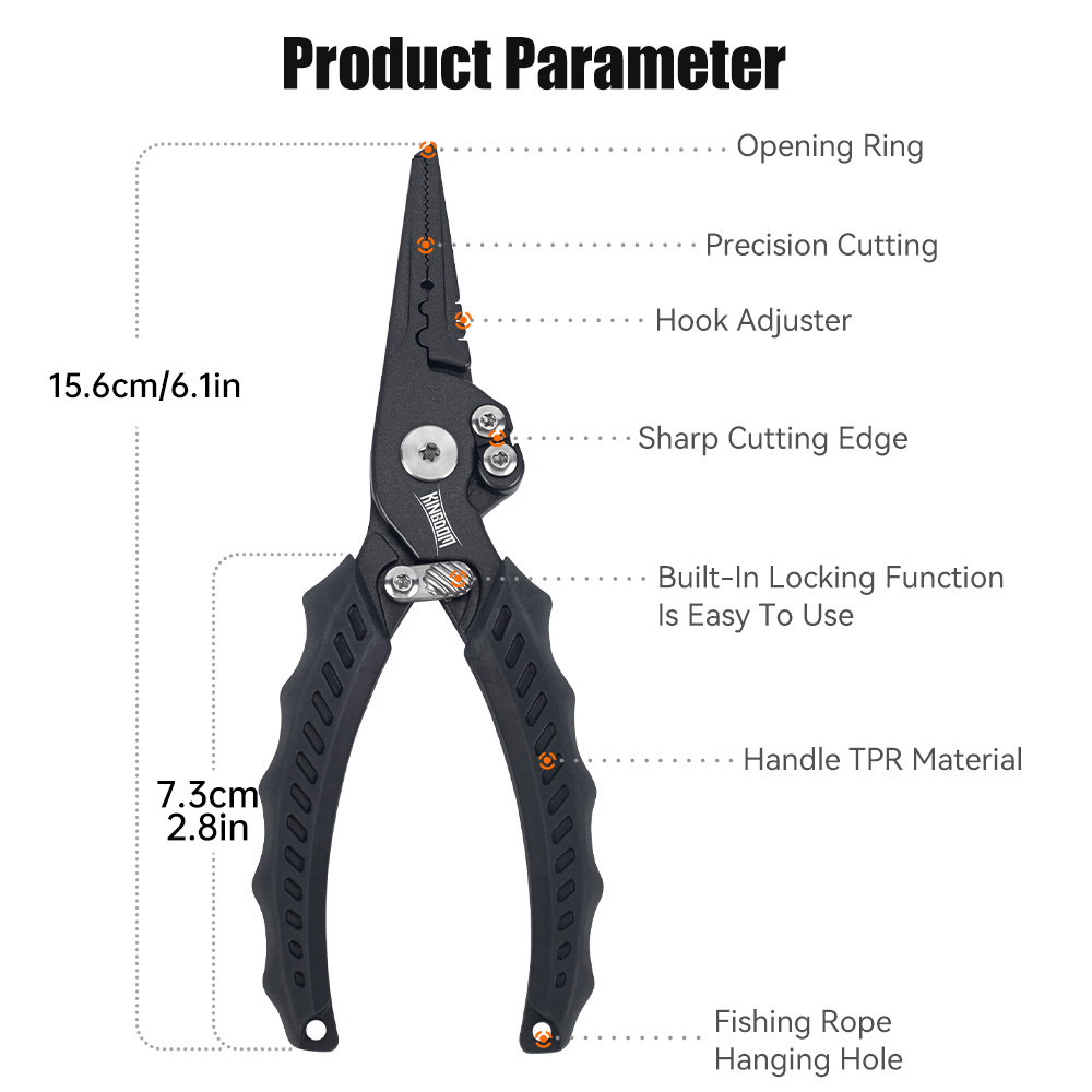 Kingdom Fishing Pliers Multifu - Fishing Hook Sharpener บทวิจารณ์และราคา