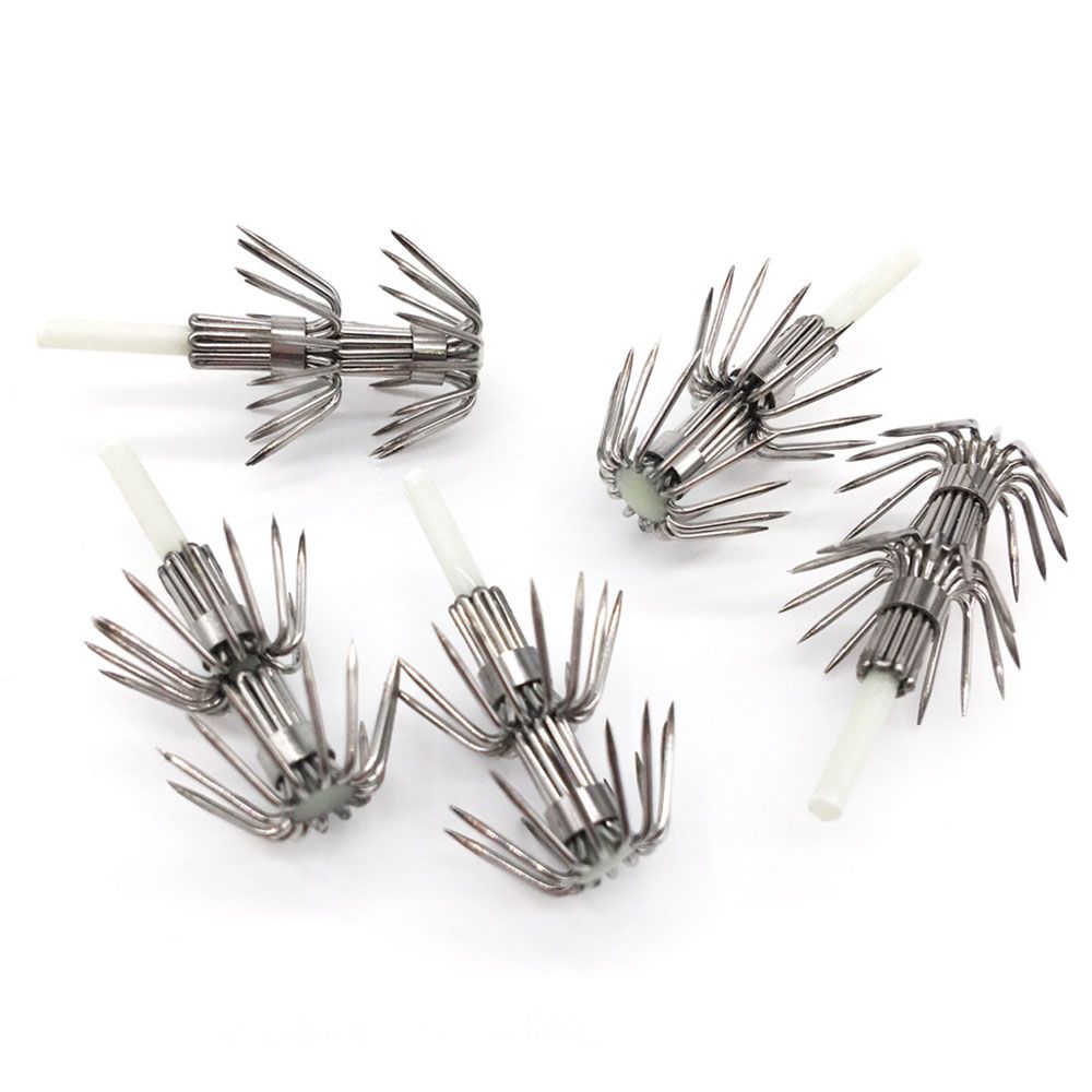 5Pcs Stainless Steel Double La - Fishing Hook Assortment บทวิจารณ์และราคา