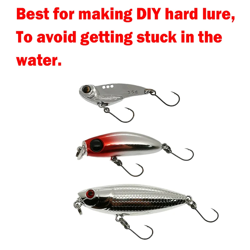 OUTKIT 12pcs for Fishing Lure  - Fishing Hook Barbless บทวิจารณ์และราคา