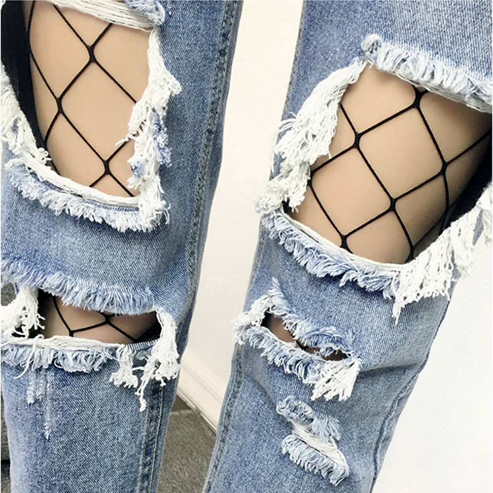 Sexy Women Fishnet Pantyhose M - Fishing Hook Size บทวิจารณ์และราคา