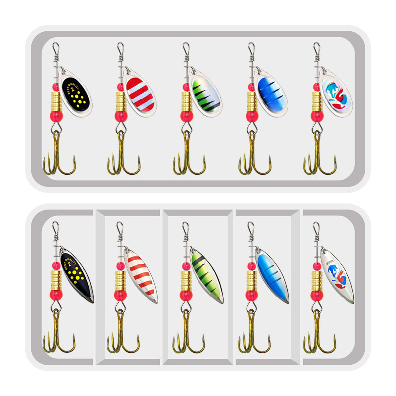 Fishing Lure Spinner Rotation  - Fishing Hook Treble บทวิจารณ์และราคา
