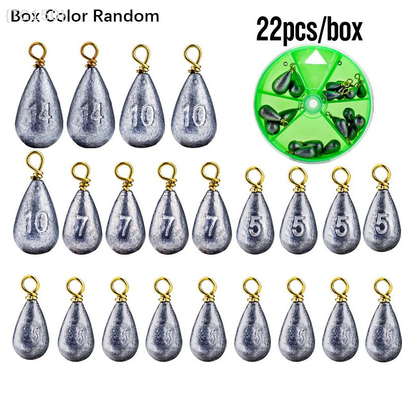 【TG150】22Pcs/Box Fishing Bait  - Fishing Hook Box บทวิจารณ์และราคา