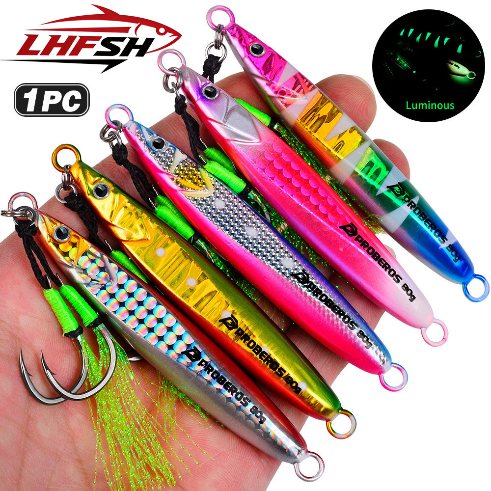 LHFSH Luminous Metal Jig Fishi - Fishing Hook Treble บทวิจารณ์และราคา