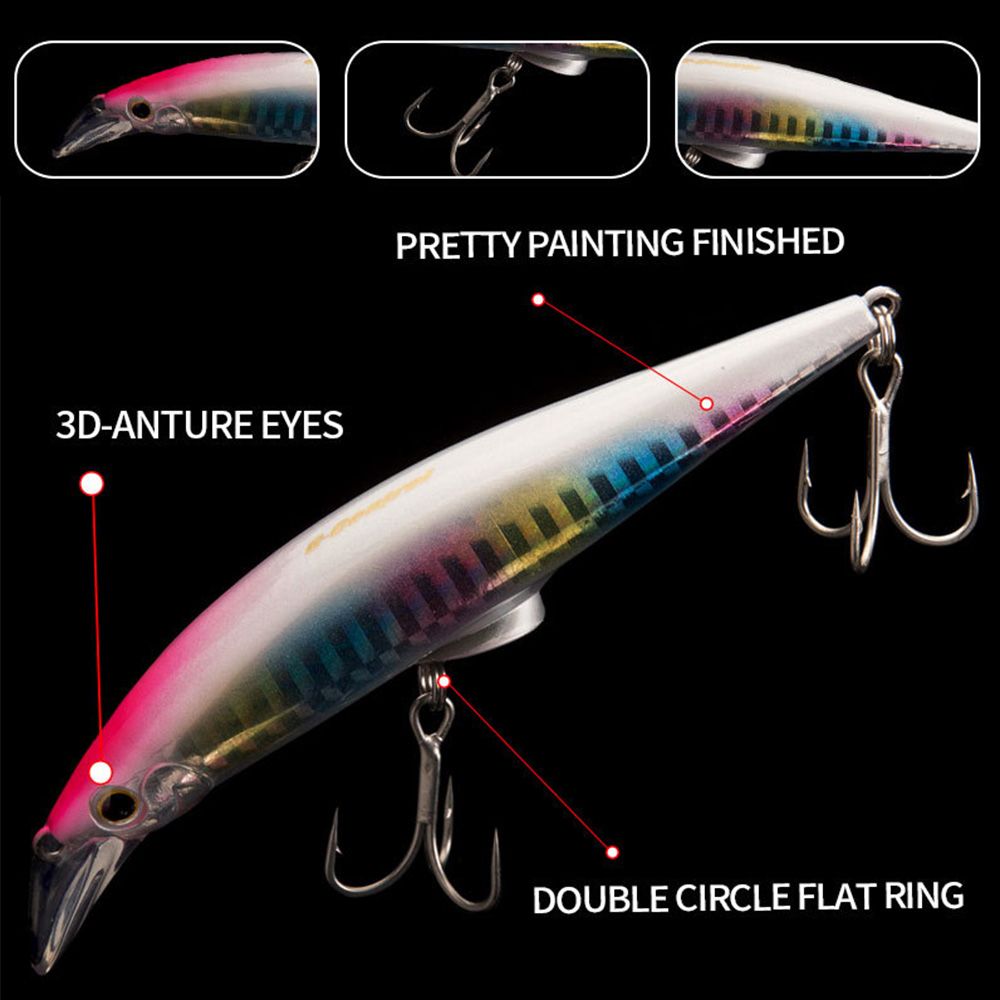 95mm/30g Hard Bait Top Water S - Fishing Hook Treble บทวิจารณ์และราคา