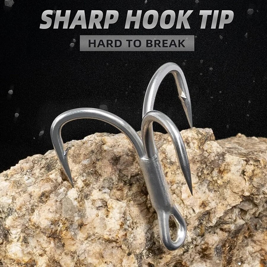 Fishing Treble Hooks High Carb - Fishing Hook Offset บทวิจารณ์และราคา