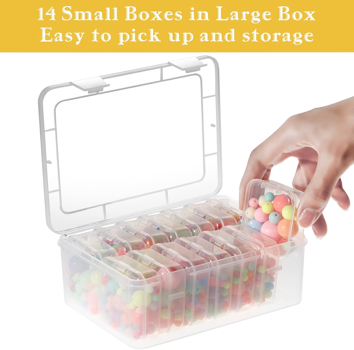 14Pieces  Clear Plastic Storag - Fishing Hook บทวิจารณ์และราคา