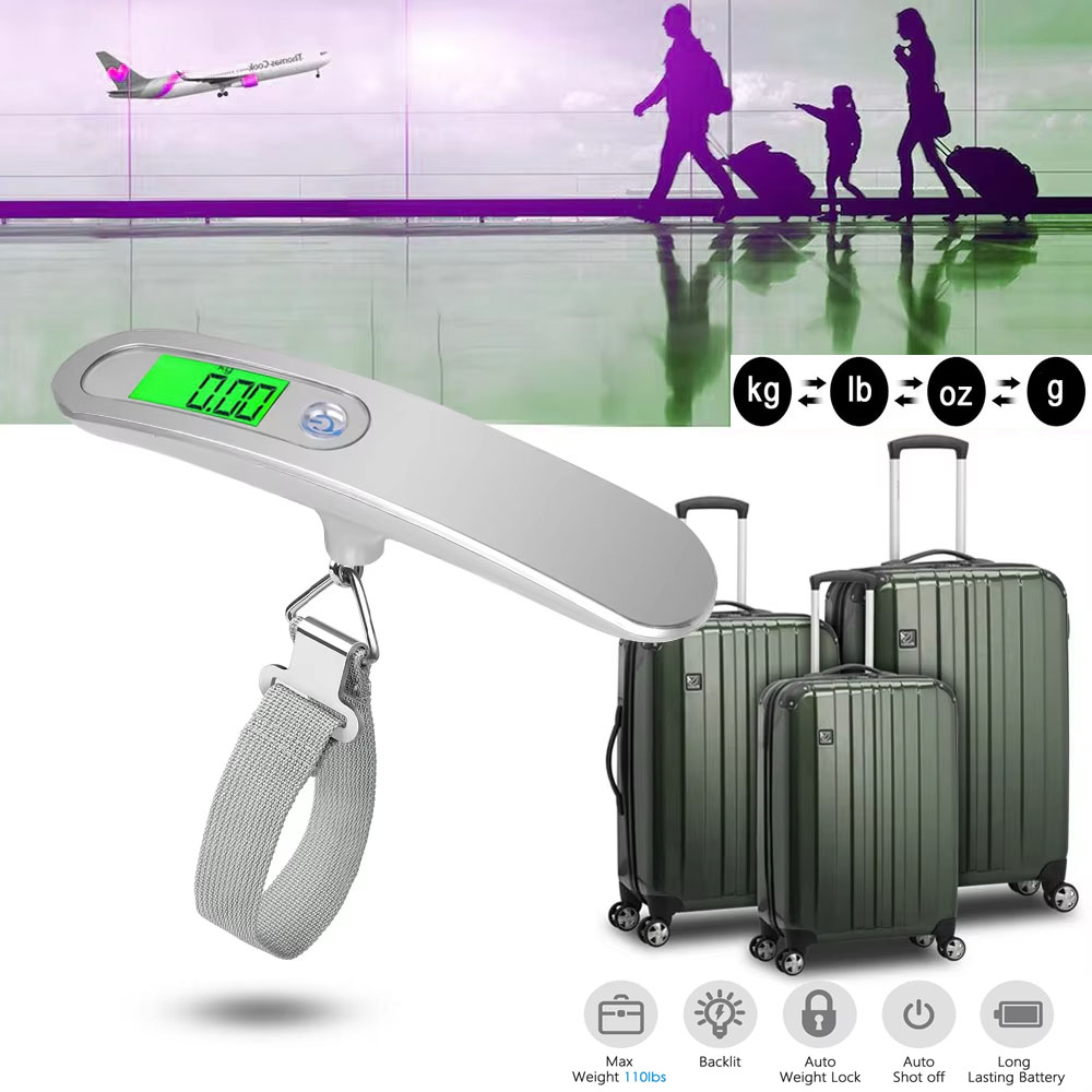 Portable Scale Digital LCD Dis - Fishing Hook Stainless Steel บทวิจารณ์และราคา