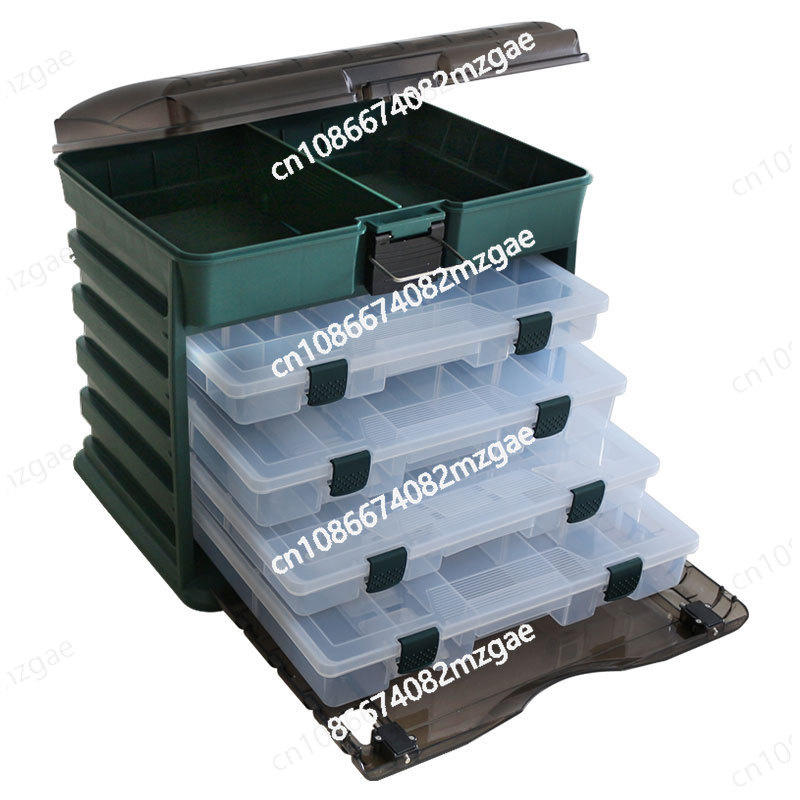 Medium 4-layer portable lure b - Fishing Hook Box บทวิจารณ์และราคา