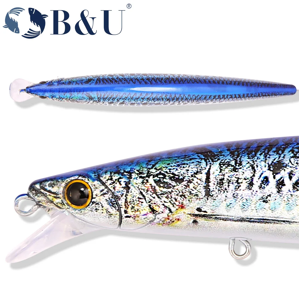 B&U 163mm/33.5g Floating Long  - Fishing Hook Treble บทวิจารณ์และราคา