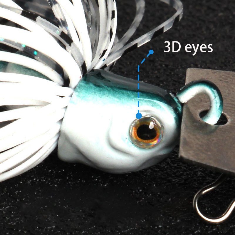 1pc12g Rubber Jig Head Weedles - Fishing Hook Weedless บทวิจารณ์และราคา