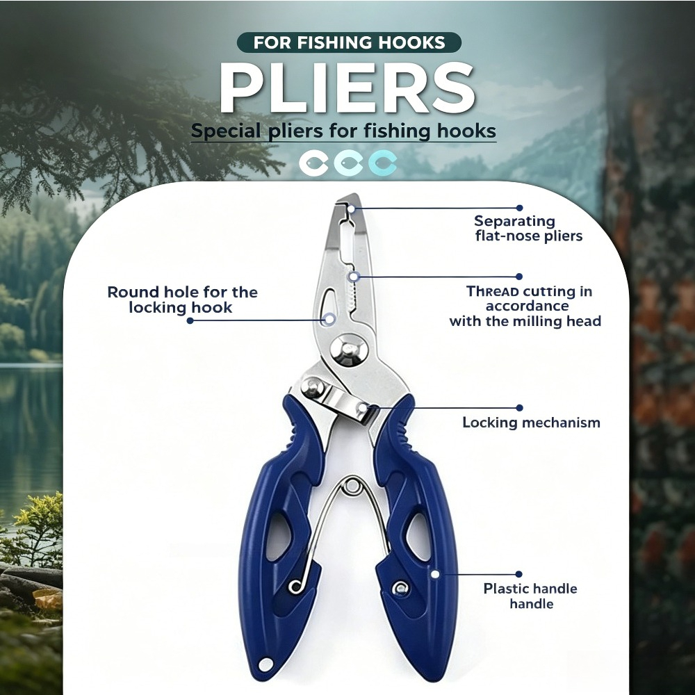 1/2pcs Fishing Gripper and Pli - Fishing Hook Remover บทวิจารณ์และราคา