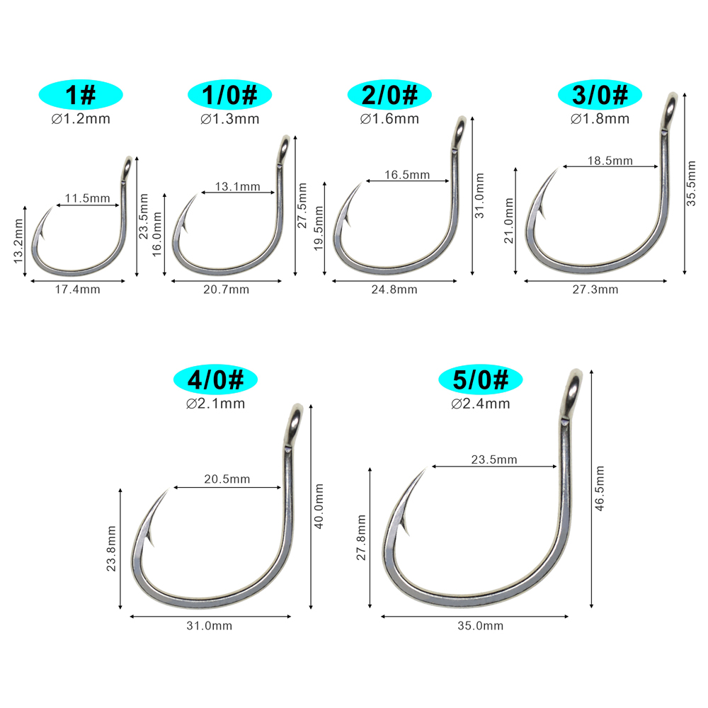 ICERIO 10PCS Matte Tin Coating - Fishing Hook Offset บทวิจารณ์และราคา