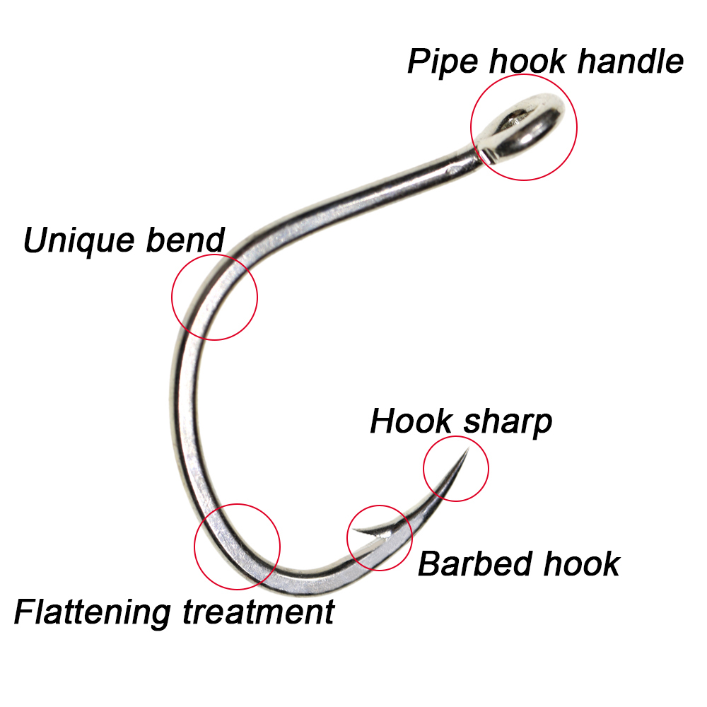 ICERIO 10PCS Matte Tin Coating - Fishing Hook Offset บทวิจารณ์และราคา