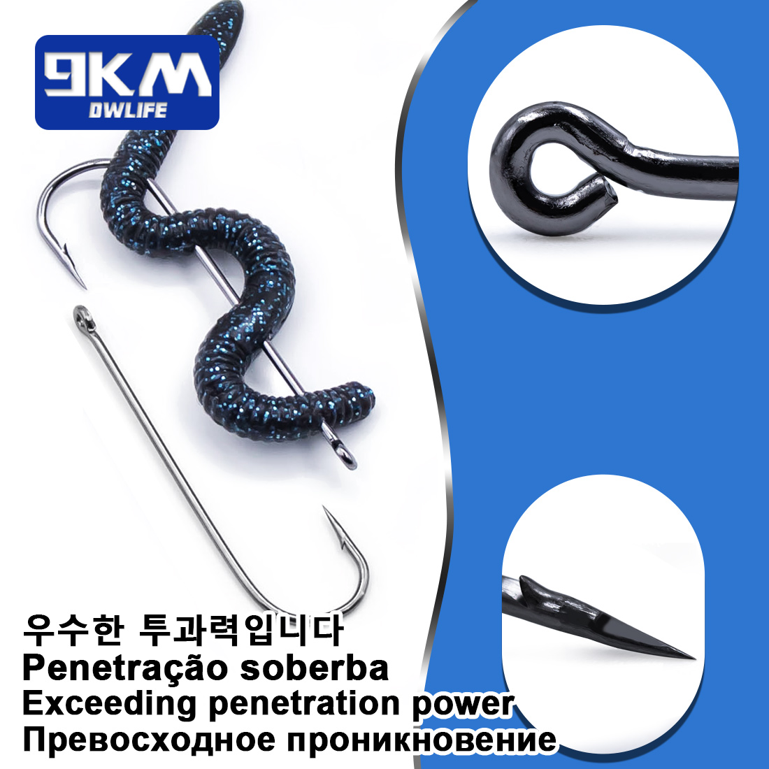 Fishing Hooks Long Shank Hooks - Fishing Hook Barbless บทวิจารณ์และราคา