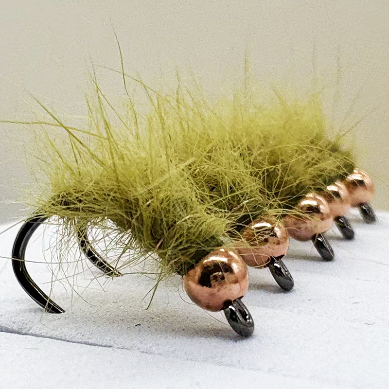 5PCS Fly Fishing Nymphs Wet Fl - Fishing Hook Barbless บทวิจารณ์และราคา