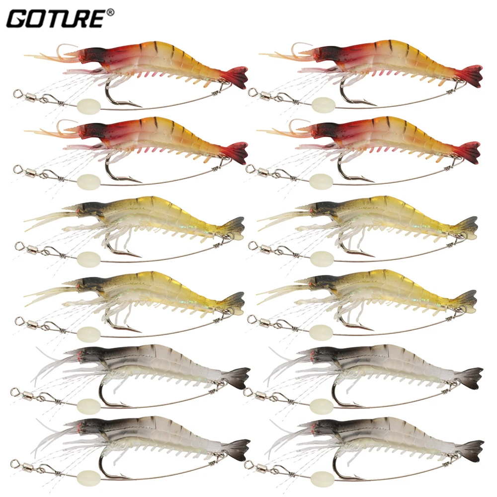 Goture Silicon Shrimp Fishing  - Fishing Hook Assortment บทวิจารณ์และราคา