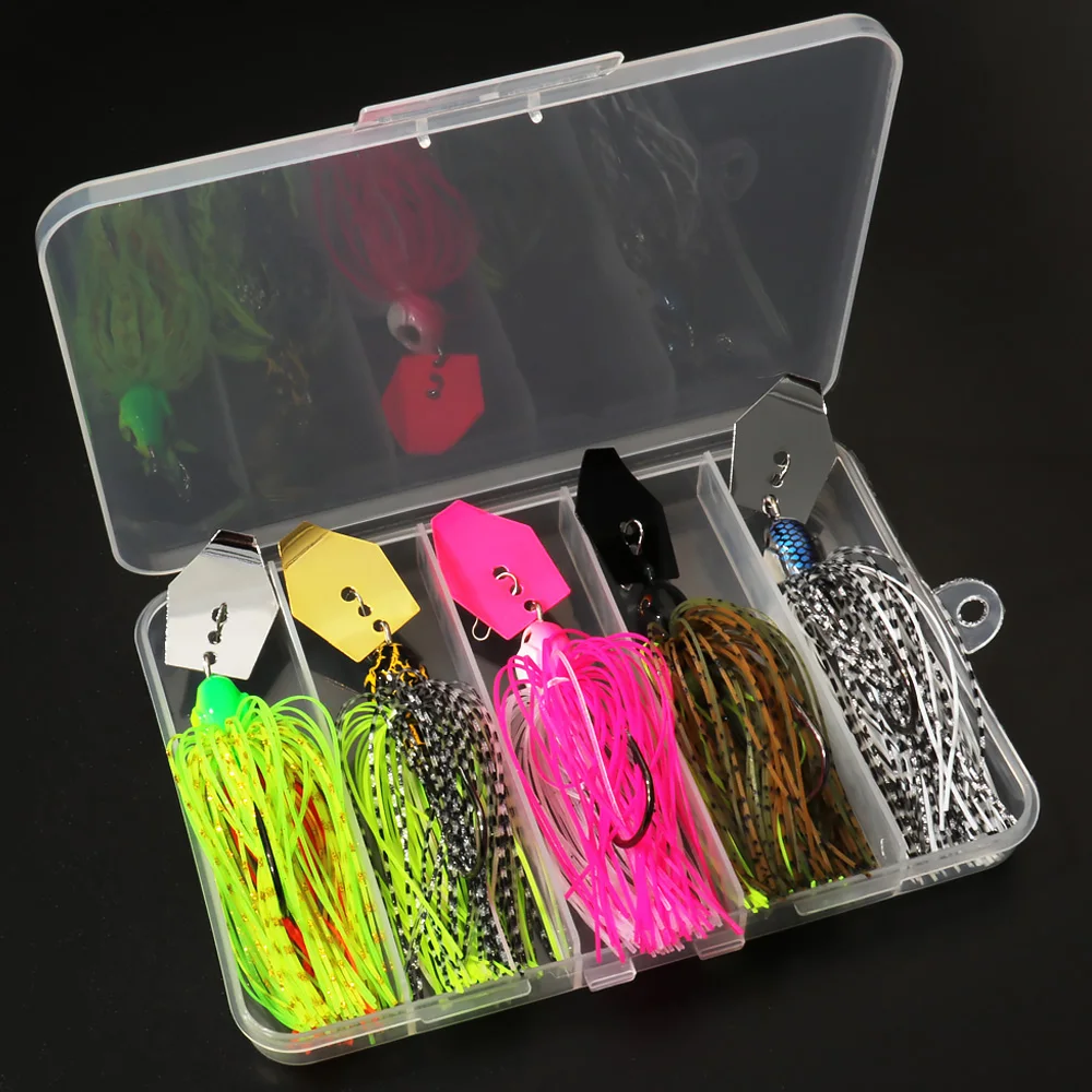 Spinner Bait 7g/9g/12g/14g/21g - Fishing Hook Weedless บทวิจารณ์และราคา