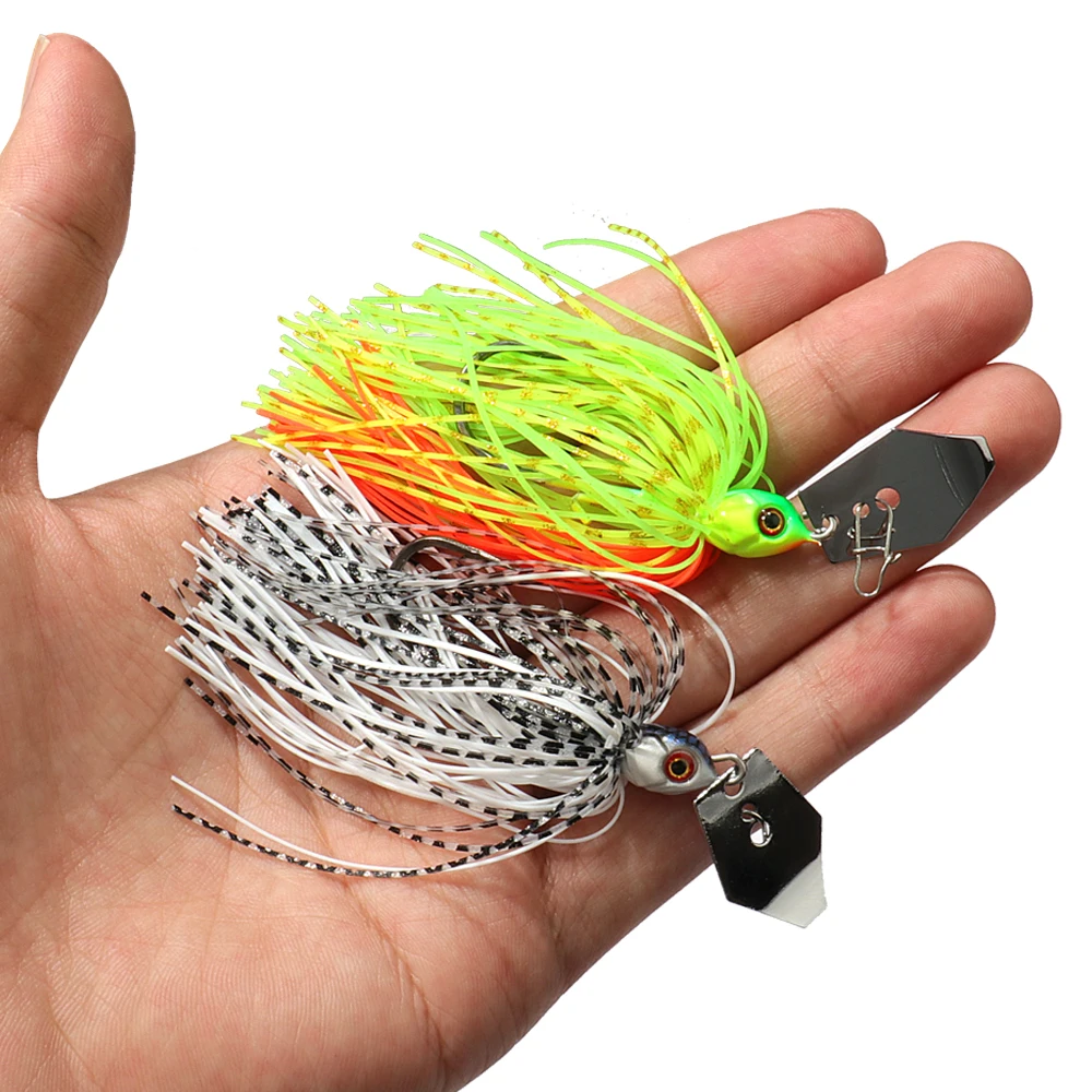 Spinner Bait 7g/9g/12g/14g/21g - Fishing Hook Weedless บทวิจารณ์และราคา