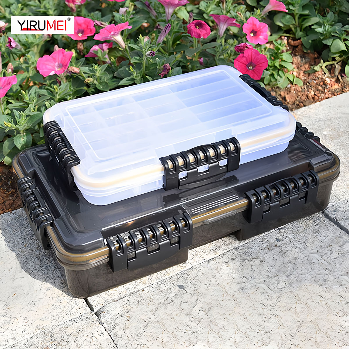 Waterproof Fishing Tackle Box  - Fishing Hook Size บทวิจารณ์และราคา