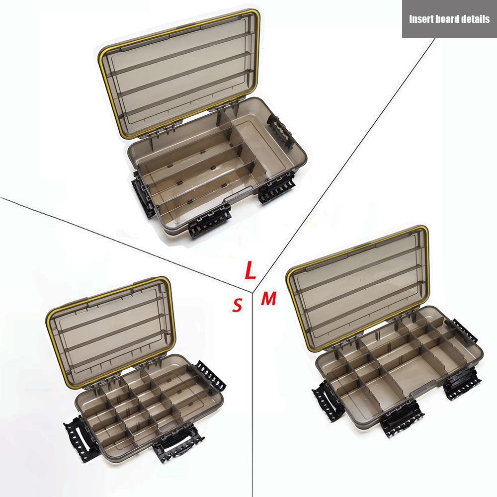 Waterproof Fishing Tackle Box  - Fishing Hook Size บทวิจารณ์และราคา