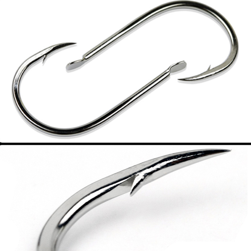 100pcs/Lot 7 Size Barbed Fishi - Fishing Hook Circle บทวิจารณ์และราคา