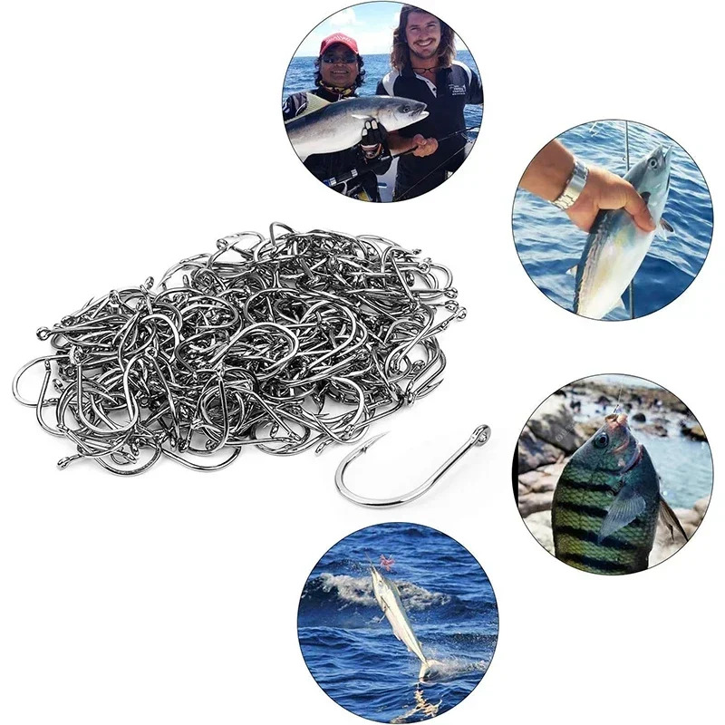 50-1600Pcs/BoxFishing Hooks Ca - Fishing Hook Circle บทวิจารณ์และราคา