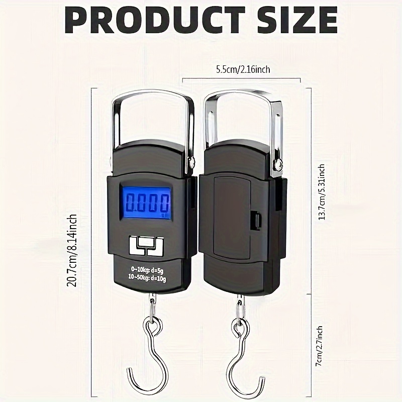 Digital Hanging Scale – Portab - Fishing Hook บทวิจารณ์และราคา