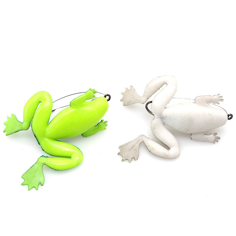 Weedless Soft Frog Lure With H - Fishing Hook Weedless บทวิจารณ์และราคา