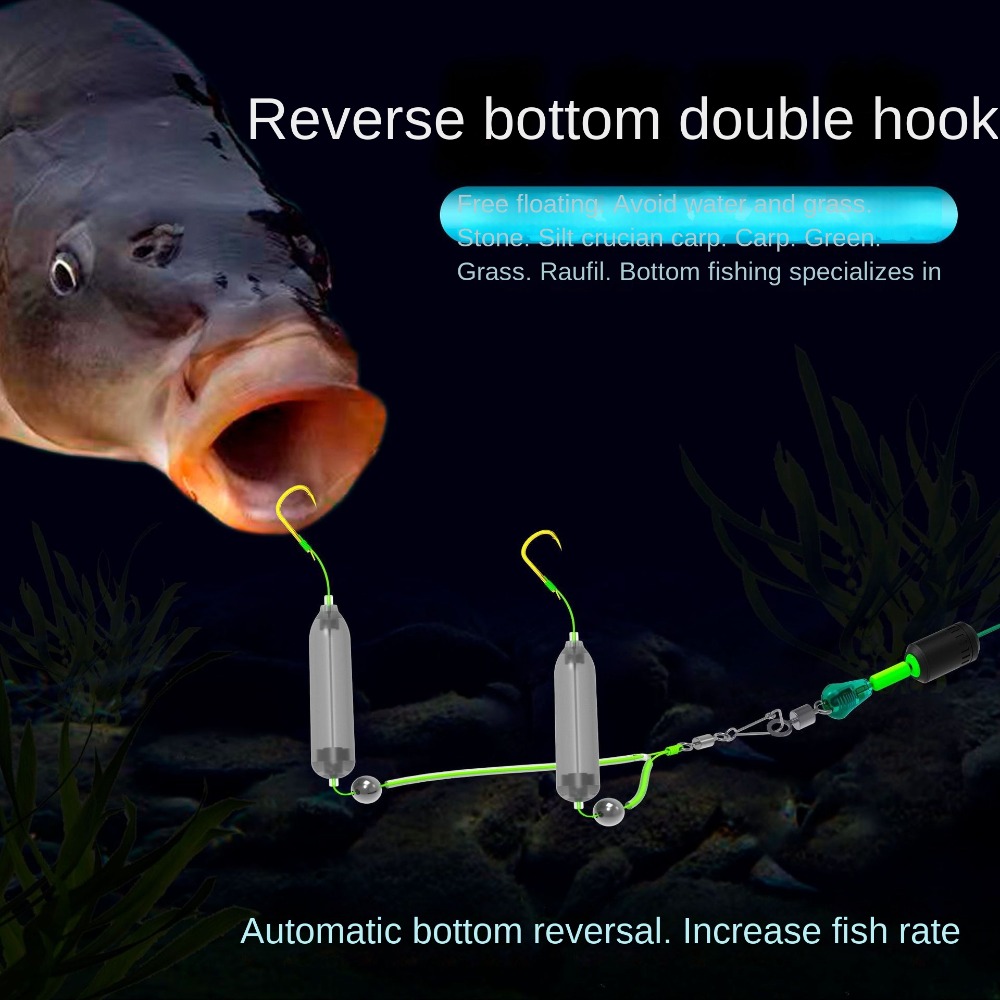 30pcs 2 size Fishing Hair Rigs - Fishing Hook Size บทวิจารณ์และราคา