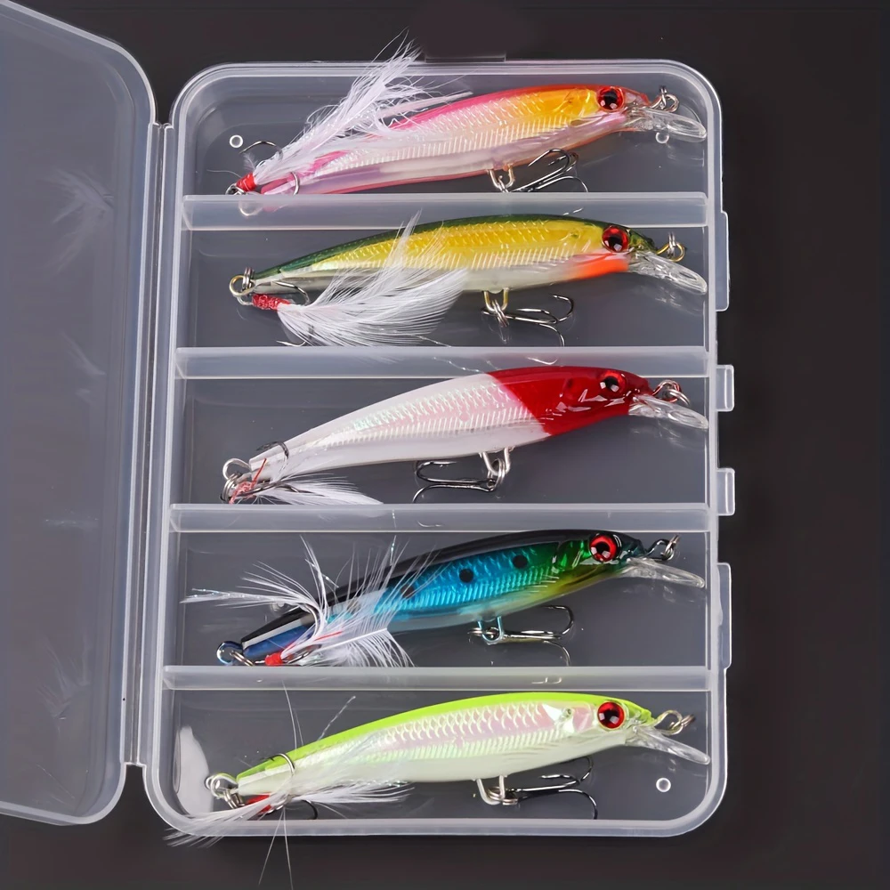 5pcs/box Laser 3D Eyes Bionic  - Fishing Hook Box บทวิจารณ์และราคา