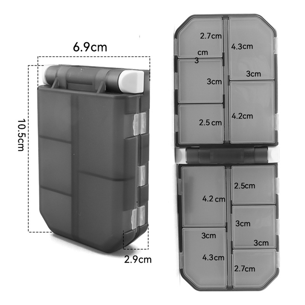 Fishing Tackle Box Double-Side - Fishing Hook Box บทวิจารณ์และราคา