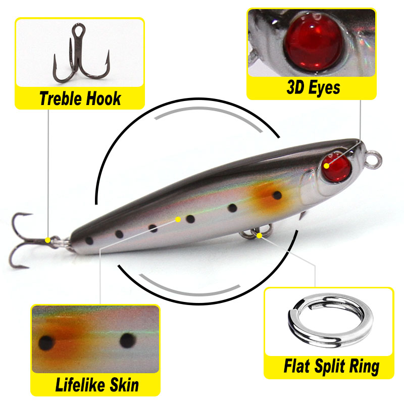 TacklePRO PE05 Pencil lure sti - Fishing Hook Assortment บทวิจารณ์และราคา