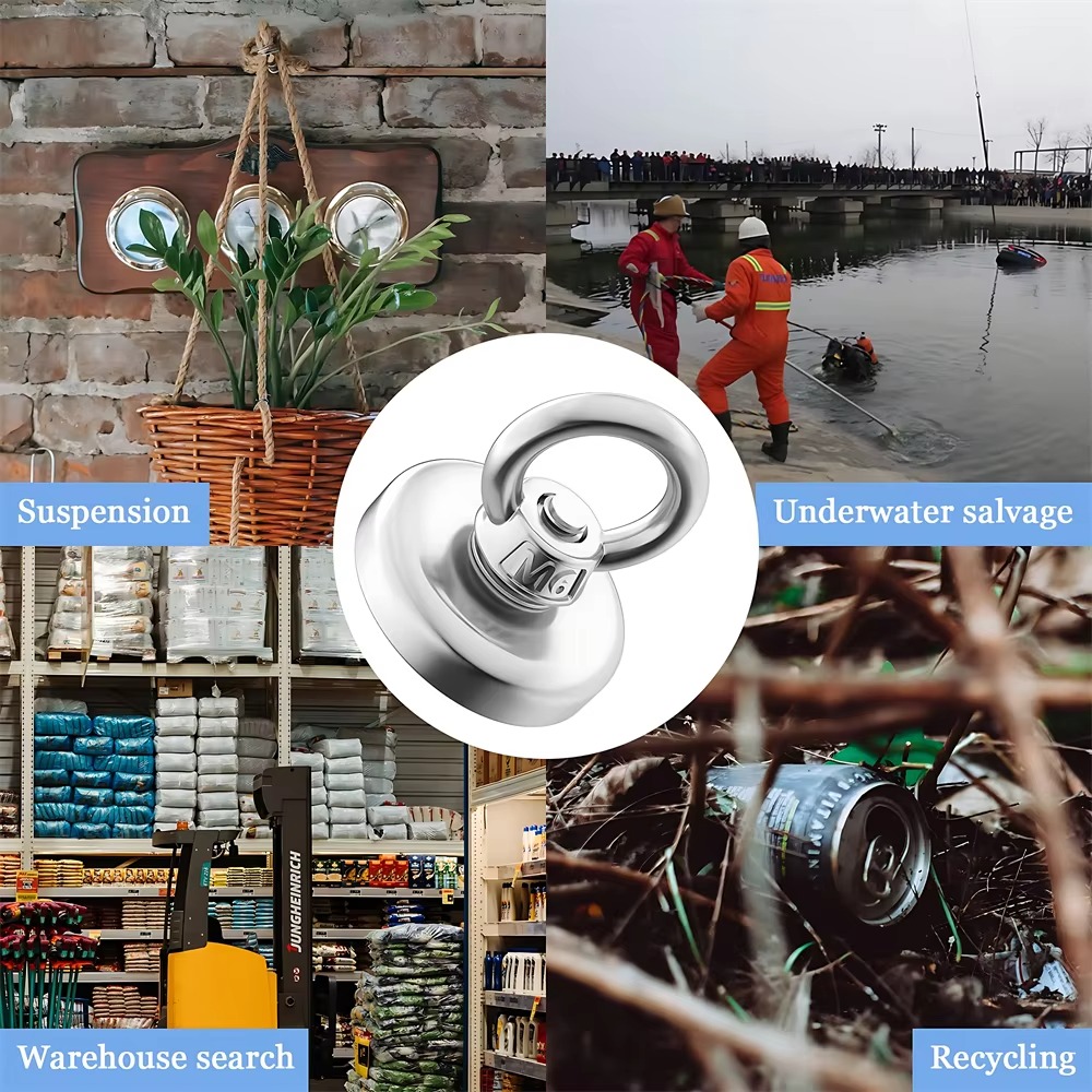 Fishing Salvage Neodymium Magn - Fishing Hook Stainless Steel บทวิจารณ์และราคา
