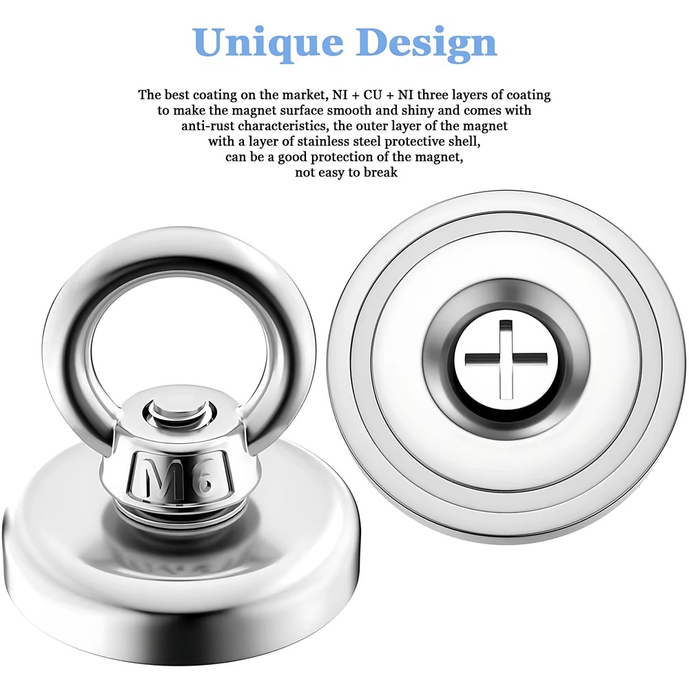Fishing Salvage Neodymium Magn - Fishing Hook Stainless Steel บทวิจารณ์และราคา