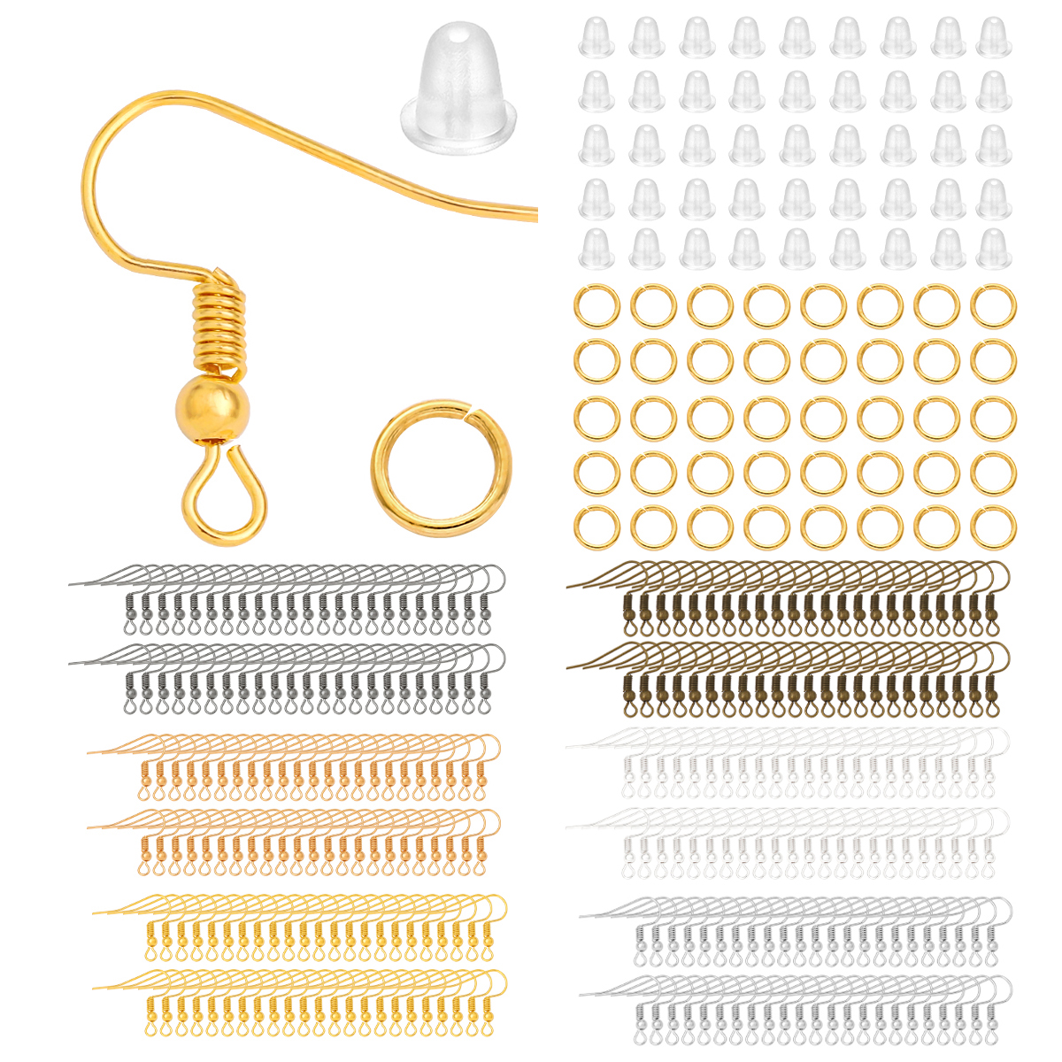 100-300pcs/Lot Hypoallergenic  - Fishing Hook Assortment บทวิจารณ์และราคา