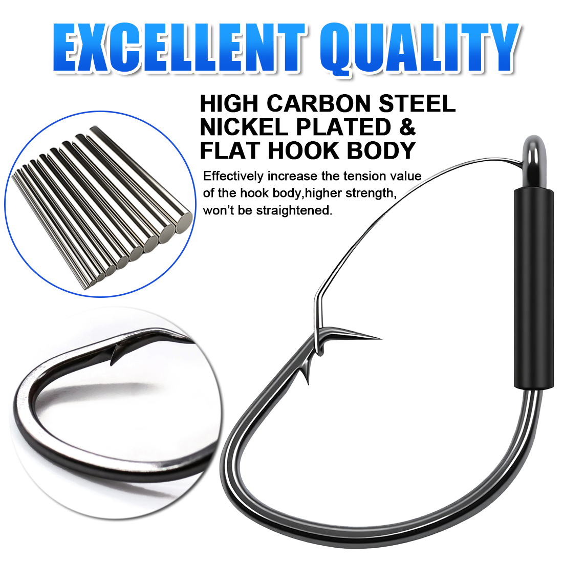 FishTrip Weedless Wacky Rig Ho - Fishing Hook Weedless บทวิจารณ์และราคา